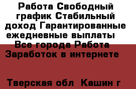 Работа.Свободный график.Стабильный доход.Гарантированные ежедневные выплаты. - Все города Работа » Заработок в интернете   . Тверская обл.,Кашин г.